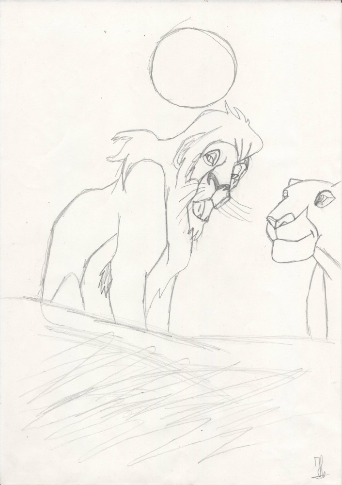 Scar et Sarabi