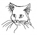 Cat Lineart #2