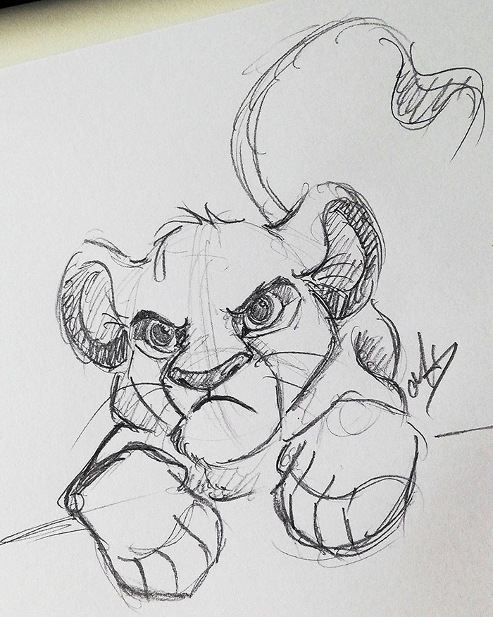 Angry Simba