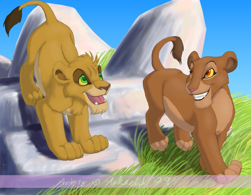 Kovu and Kiara's cubs.