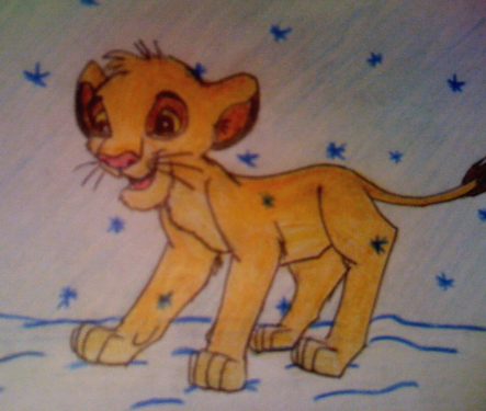 Simba in the Snow