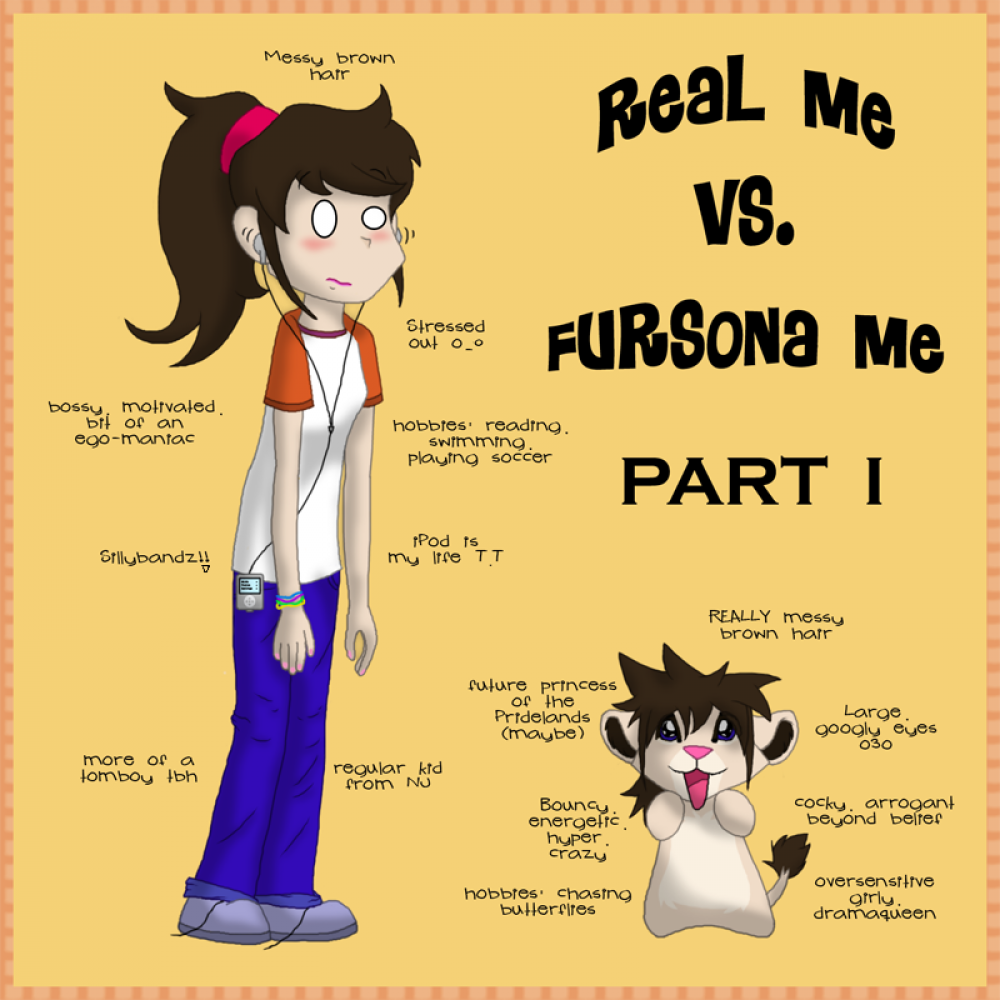 Real Me vs. Fursona Me