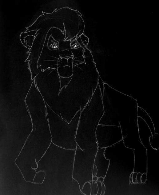 Kovu sketch inverted colors