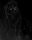 Kovu sketch inverted colors