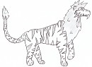 Simba as a lion/tiger mix
