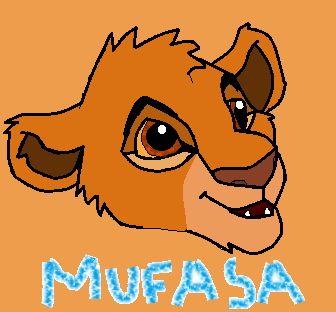 Mufasa as a cub