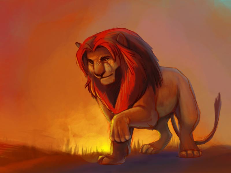 Simba Sunset