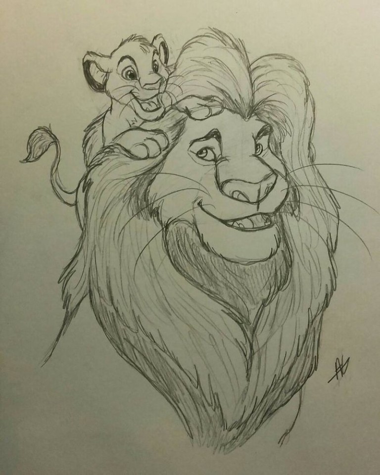 Mufasa et Simba