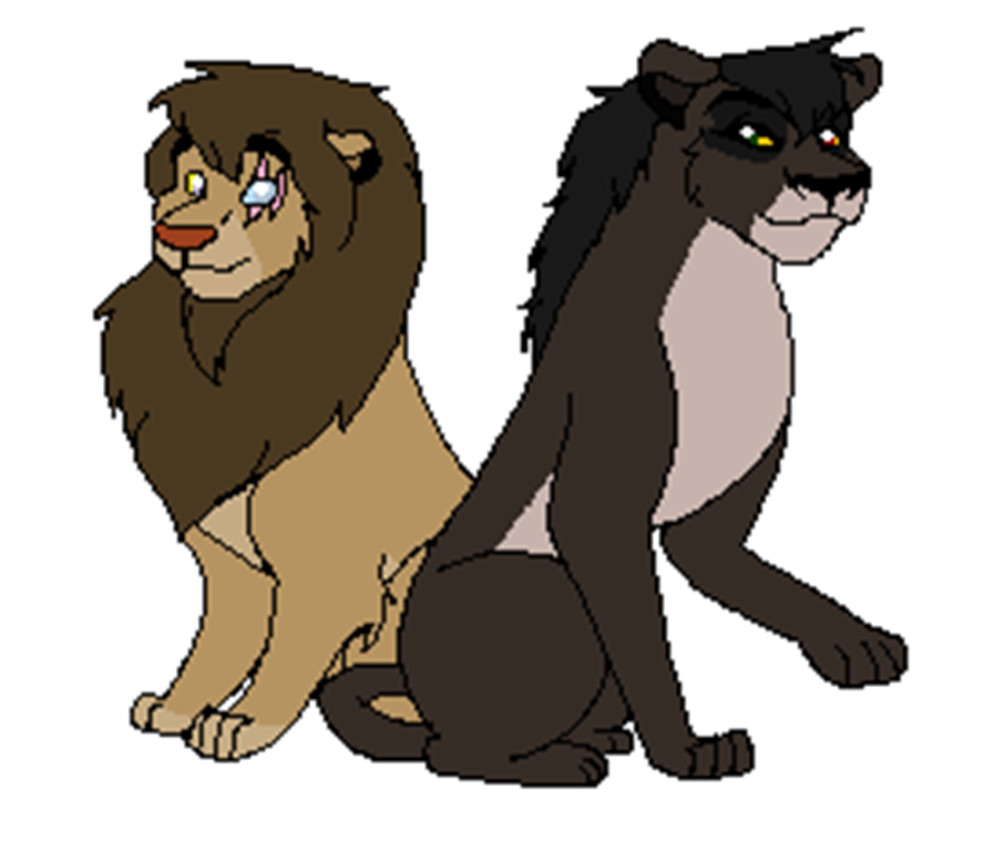Art Trade With DakotaWereWolf - Chari and Rena