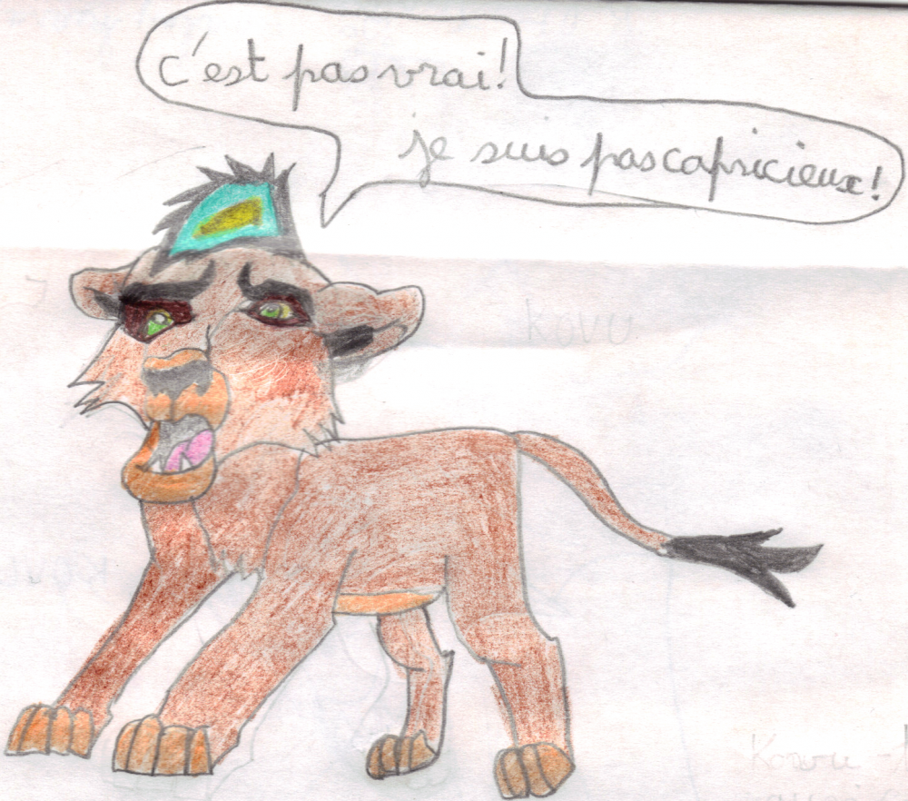 kovu : toujours aussi capricieux !