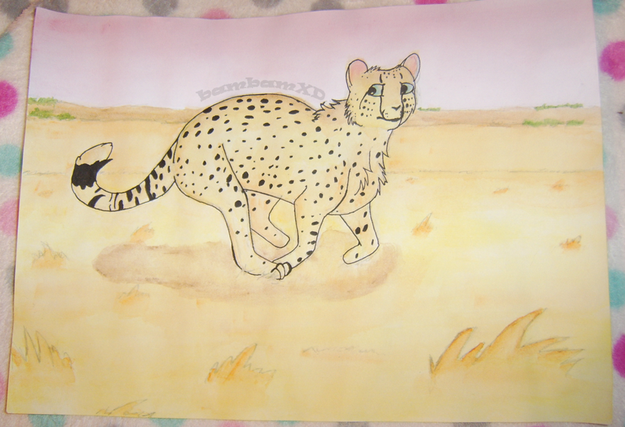 Cheetah Painting