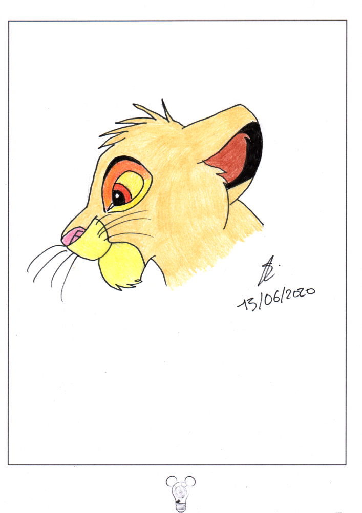 dessin simba