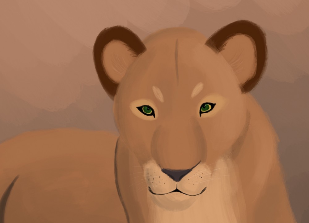Nerie ‘painting’ for mogo