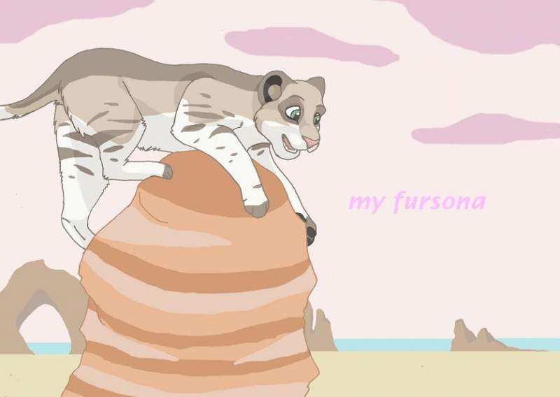 my lion fursona =3