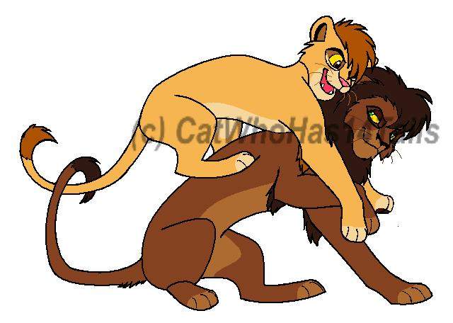 Kopa glomps Kovu