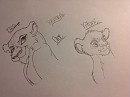 Zira and Vitani Sketch
