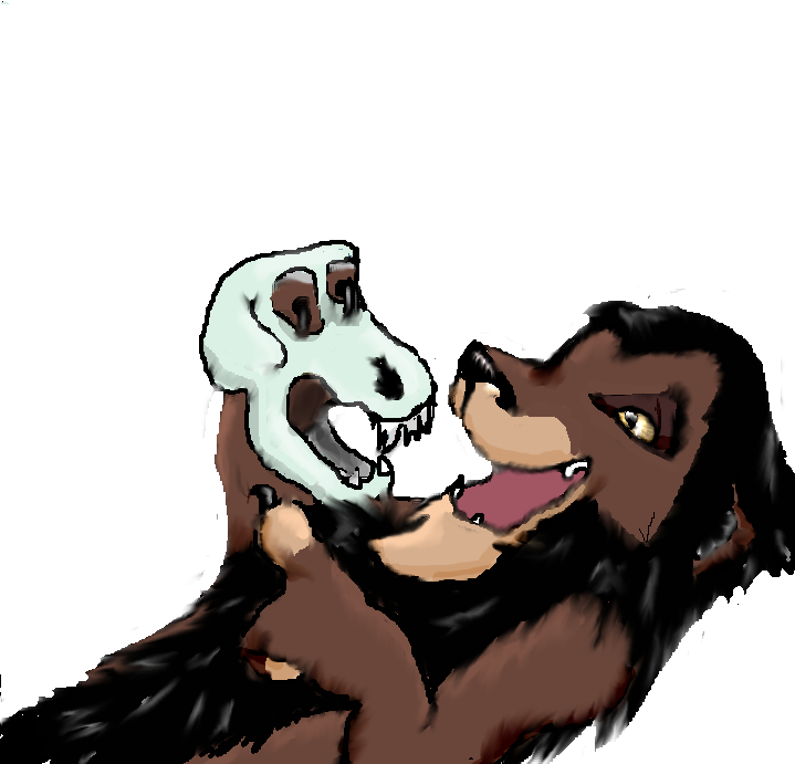 Scar with skull (with help of a reference.)