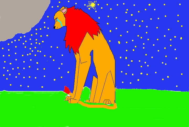 When Simba faces Mufasa
