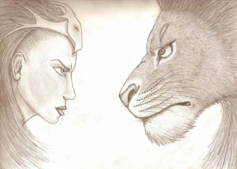 Aslan vs White Witch!