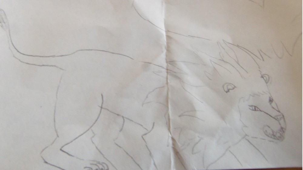 Simba le combattant (dessin)