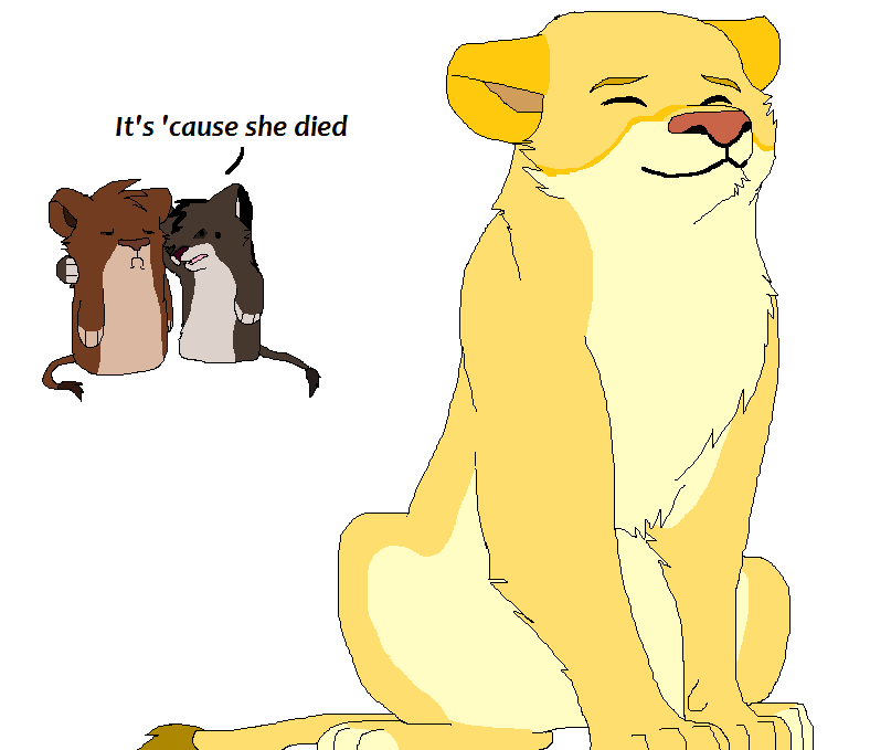 It's 'cause she died