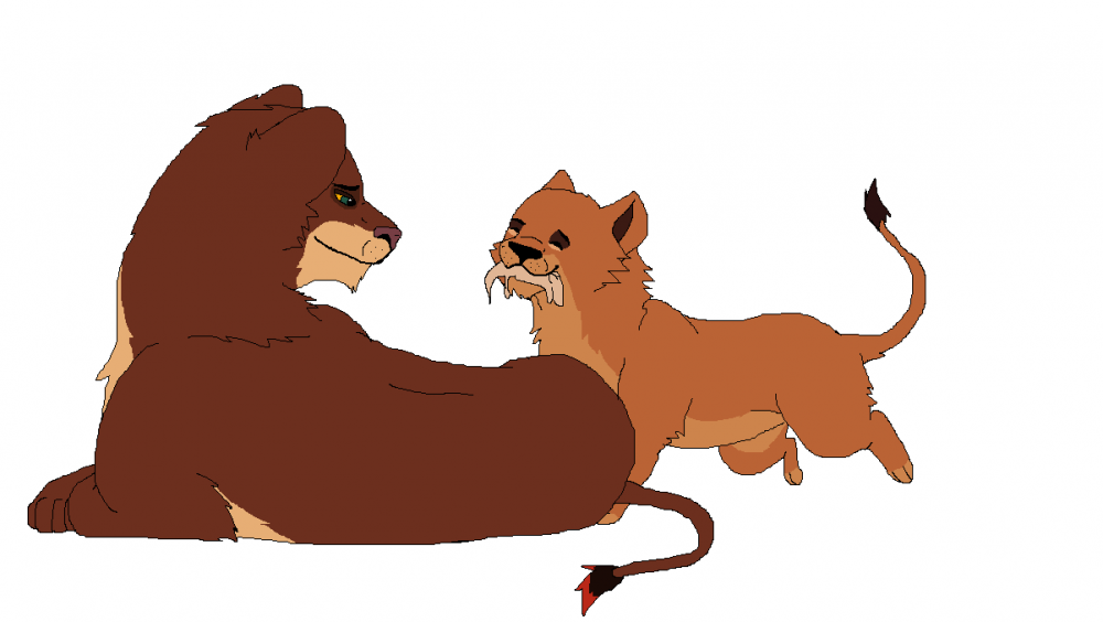 My Big Sister and Me - Art trade w/ Art