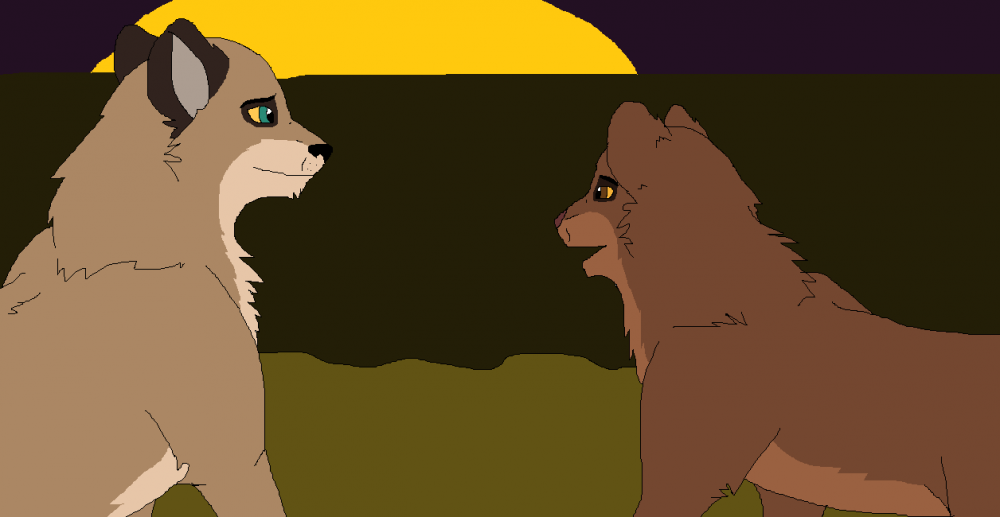 The Sun Goes Down - Art Trade w/ KindRidaLioness
