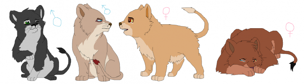Babies! [Request for Brown Wolf]