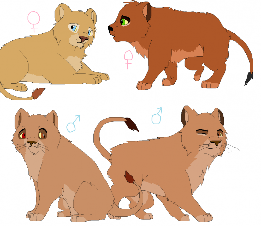 Moar Fancubs! [Request for Brown Wolf]