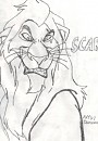 Scar in graphite