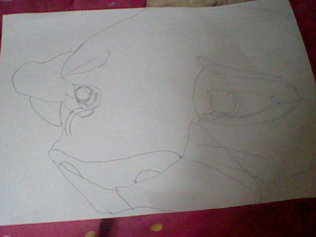Mon 1er dessin de Simba