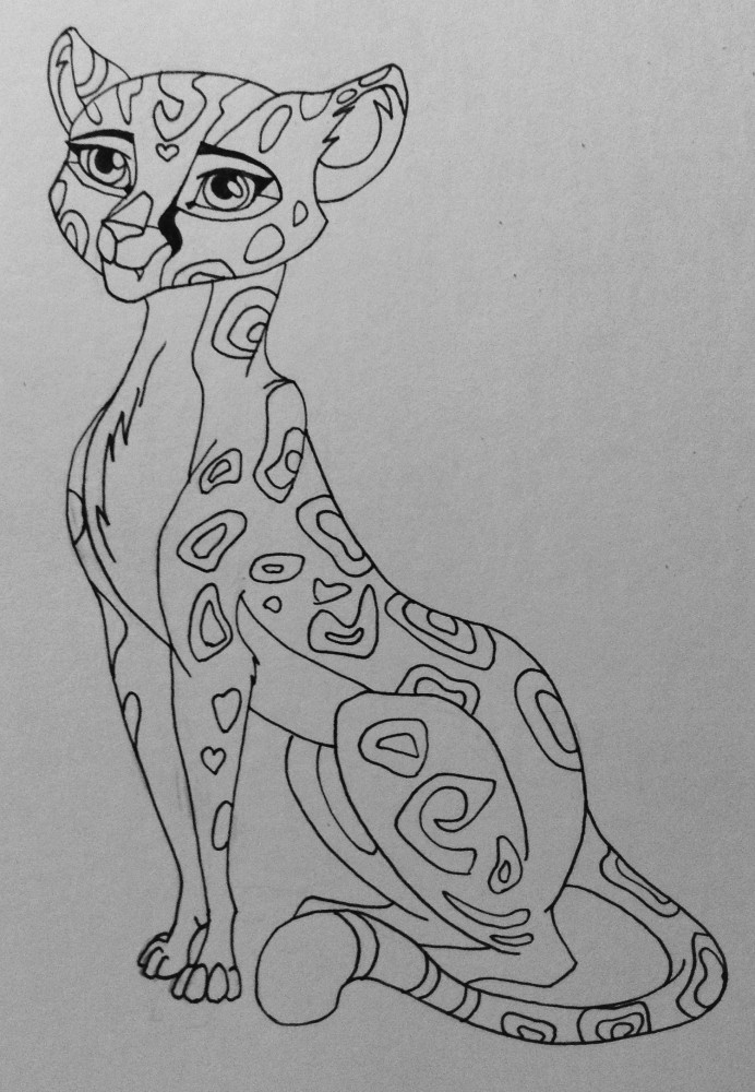 Fuli assise (LineArt)