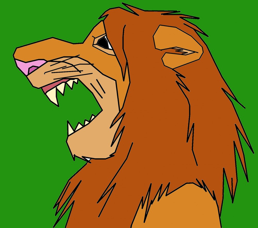 Simba roars!