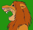 Simba roars!