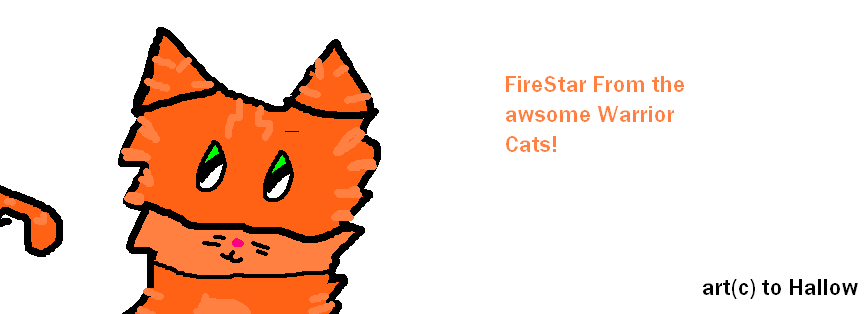 FireStar from the awsome Warrior Cats!