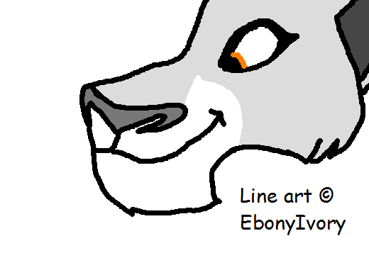 Zira head lineart
