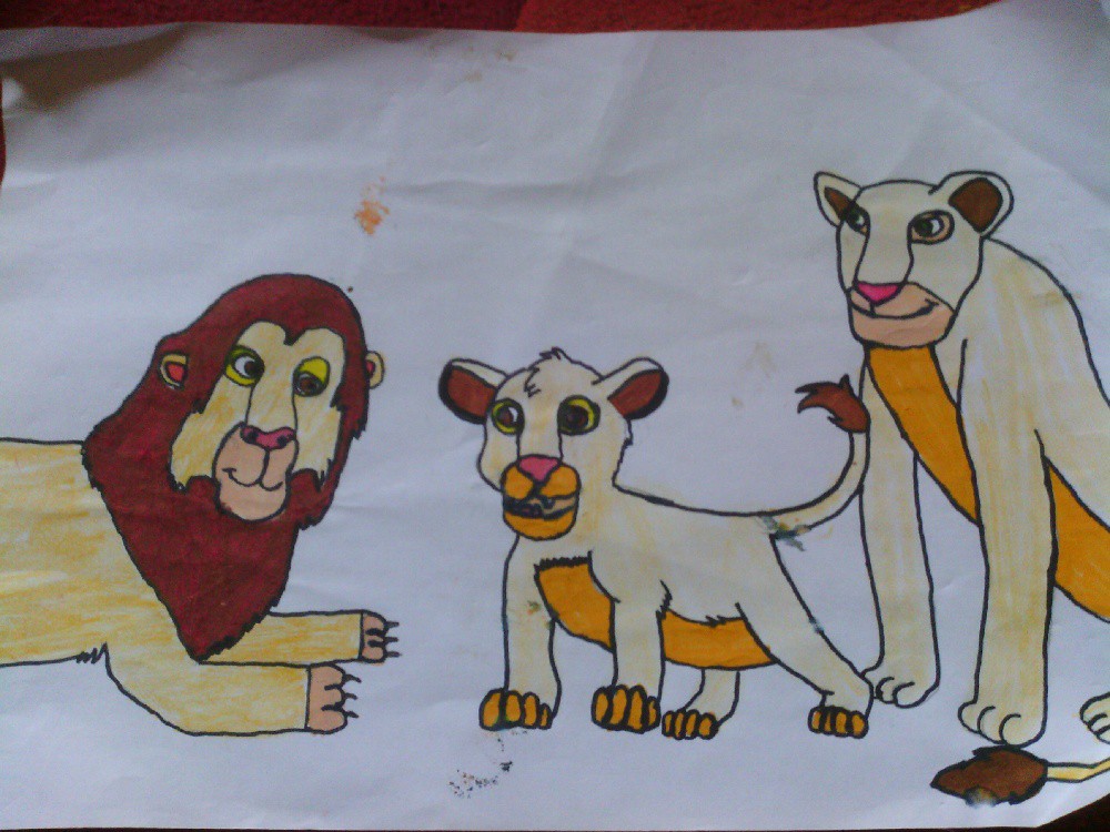 Mufasa , Simba et Nala
