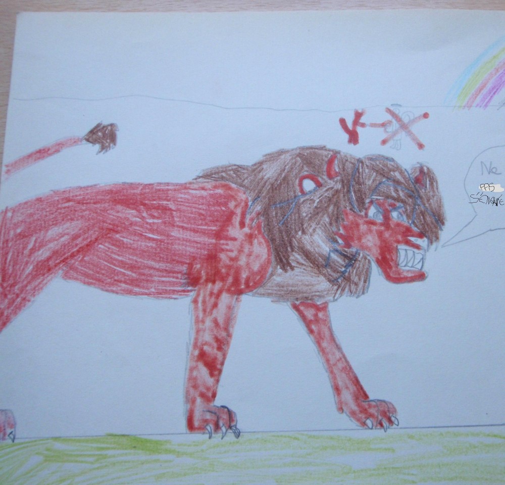 simba legerement en colere