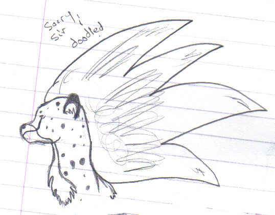 cheetah doodle 5