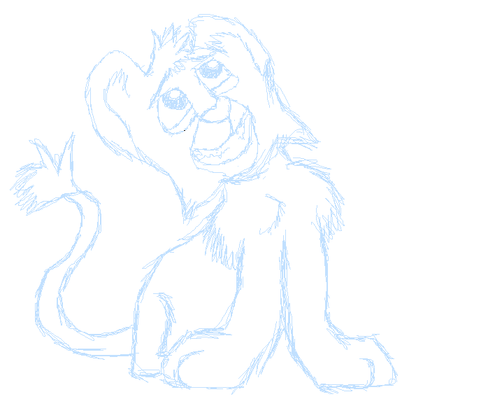 lion doodle 1