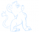 lion doodle 3