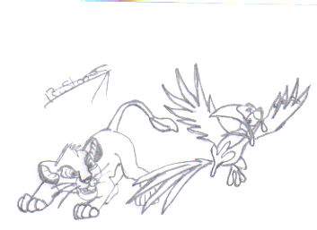 simba + zazu