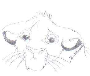sad simba