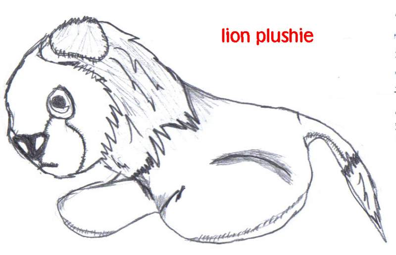 lion plushie