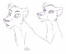 Uzuri and Laana doodle