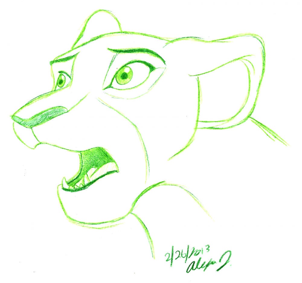 shocked Sarafina doodle