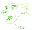 shocked Sarafina doodle