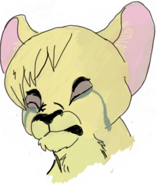 Vitani cries for Nuka