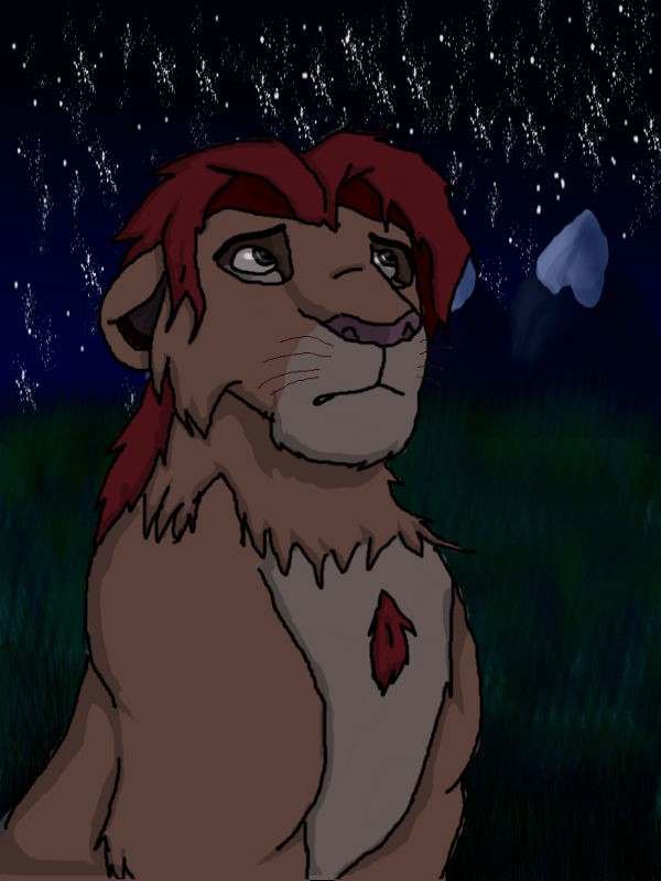 Teen Simba and the Stars