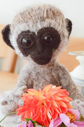 Needle Felted Wafa